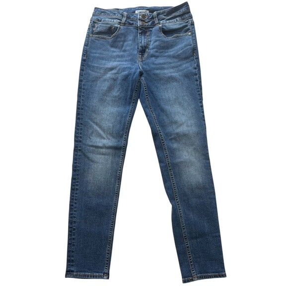 Vigoss Women's Ace High Rise Skinny Jeans Double Button 29 x 28 Medium Wash - Picture 8 of 8